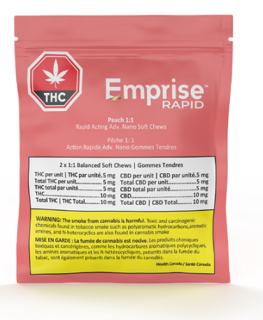 Emprise Rapid Peach 1-1 Soft Chews