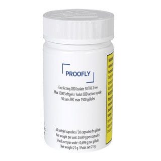 Proofly - Fast Acting CBD Isolate 50 THC-Free Max 1500 Softgels 30 caps