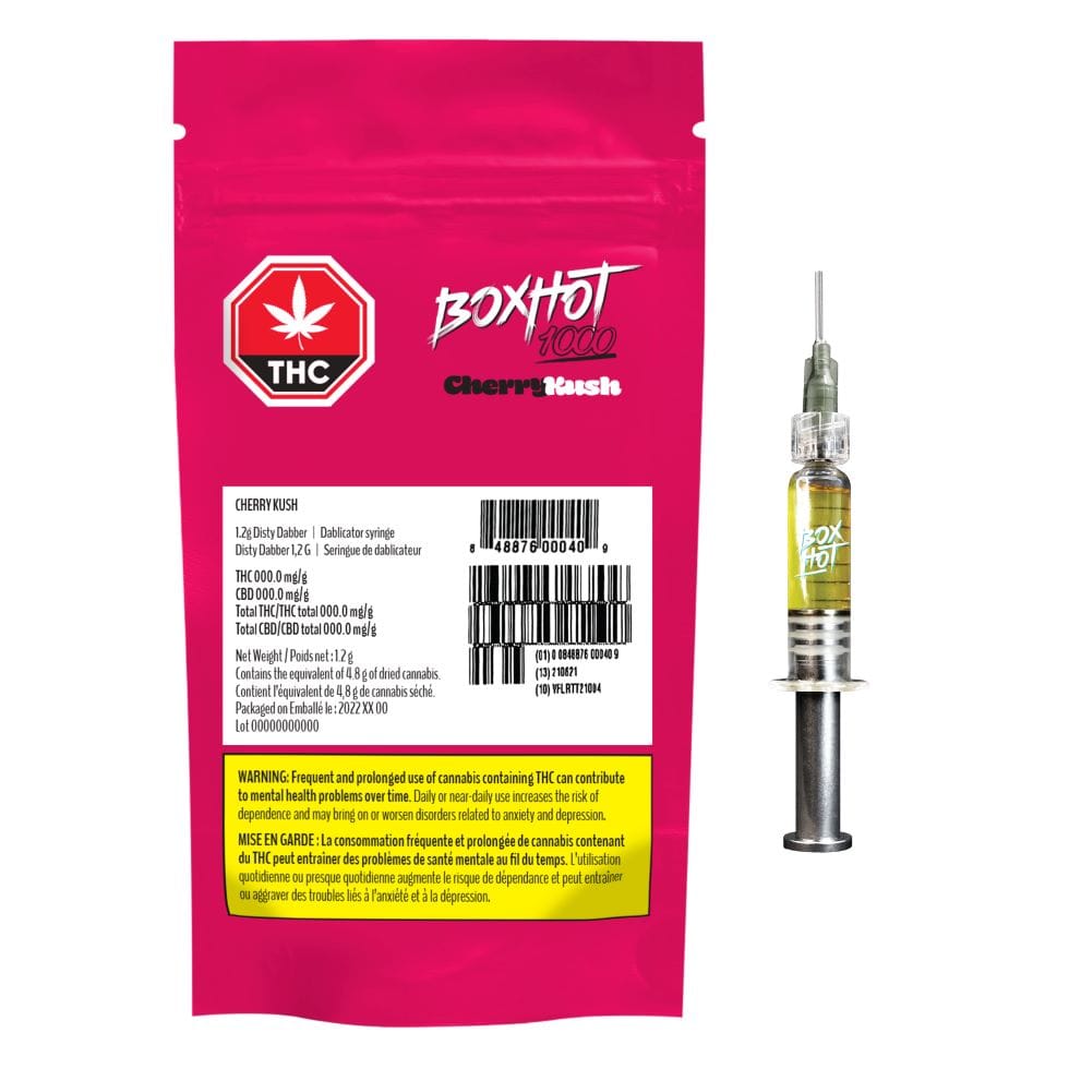 Box Hot Cherry Kush Disty Dabber Abba Medix