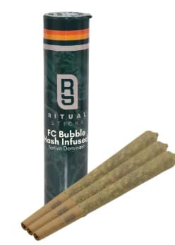 Ritual Sticks French Cookies Bubble Hash Infused Pre-Rolls