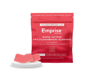 Emprise Rapid - Sour Raspberry Multicannabinoid Gummies