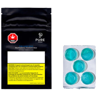 Pure Chews CBD 50 Blue Raspberry Soft Chews