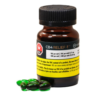 Cannacure CB4 Relief-T Extra Strength Soft Gels