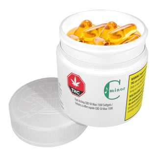 C Minor Fast Acting CBD 50 Max 1500 Softgels