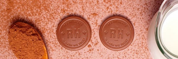 Rosin Heads Hash Rosin Coins - 40% Origin Milk Chocolate
