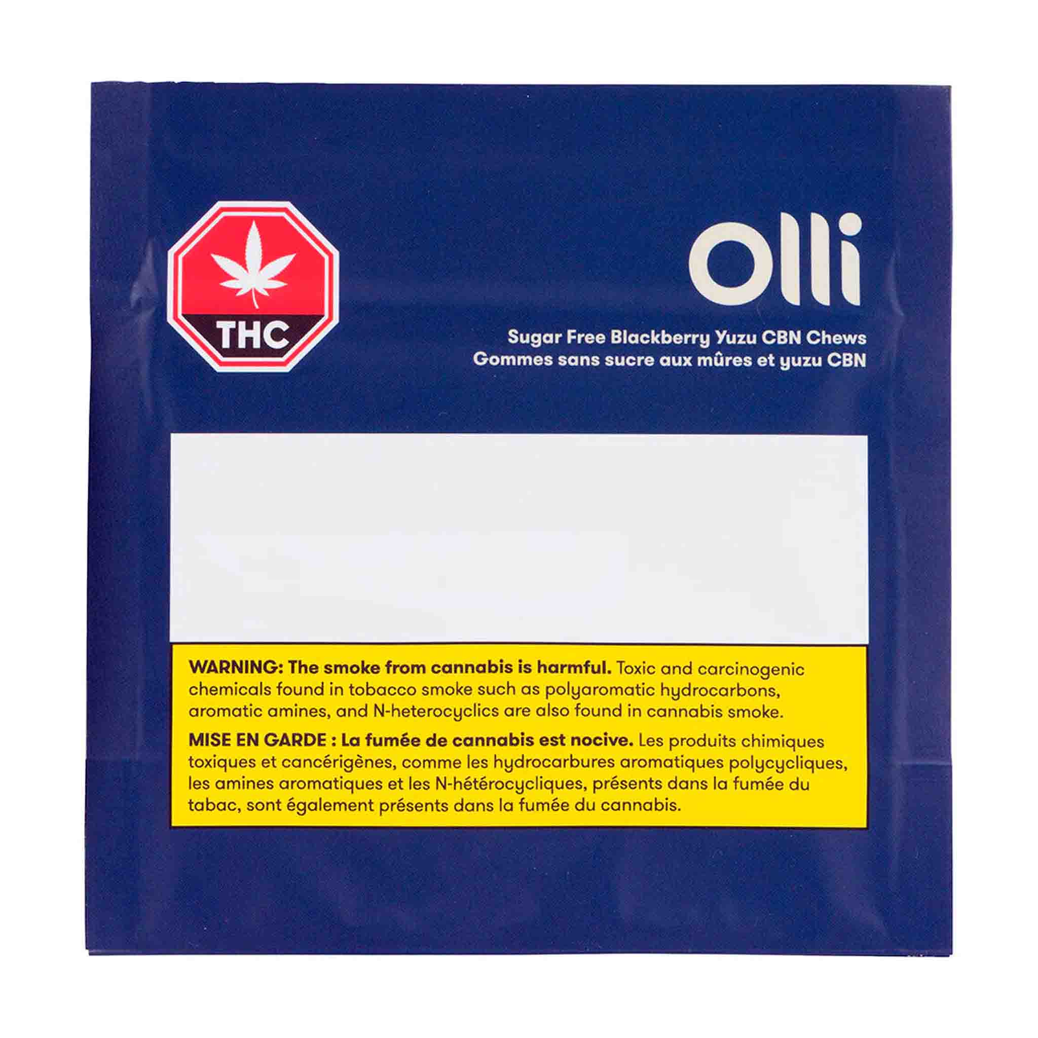 Olli Sugar Free Blackberry Yuzu CBN Chews Abba Medix