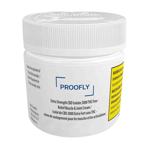 Proofly Extra Strength CBD Isolate 2000 THC Free - Relief Muscle & Joint Cream