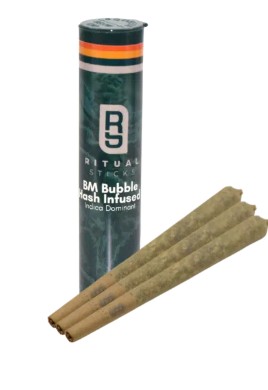 Ritual Sticks Black Mamba Bubble Hash Infused Pre-Rolls