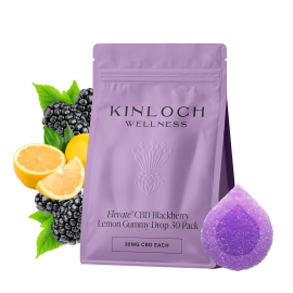 Kinloch Elevate CBD Blackberry Lemon Gummy Drop