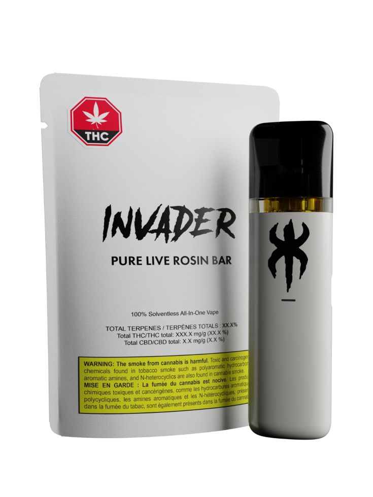 INVADER - Pure Live Rosin Bar All-In-One Vape