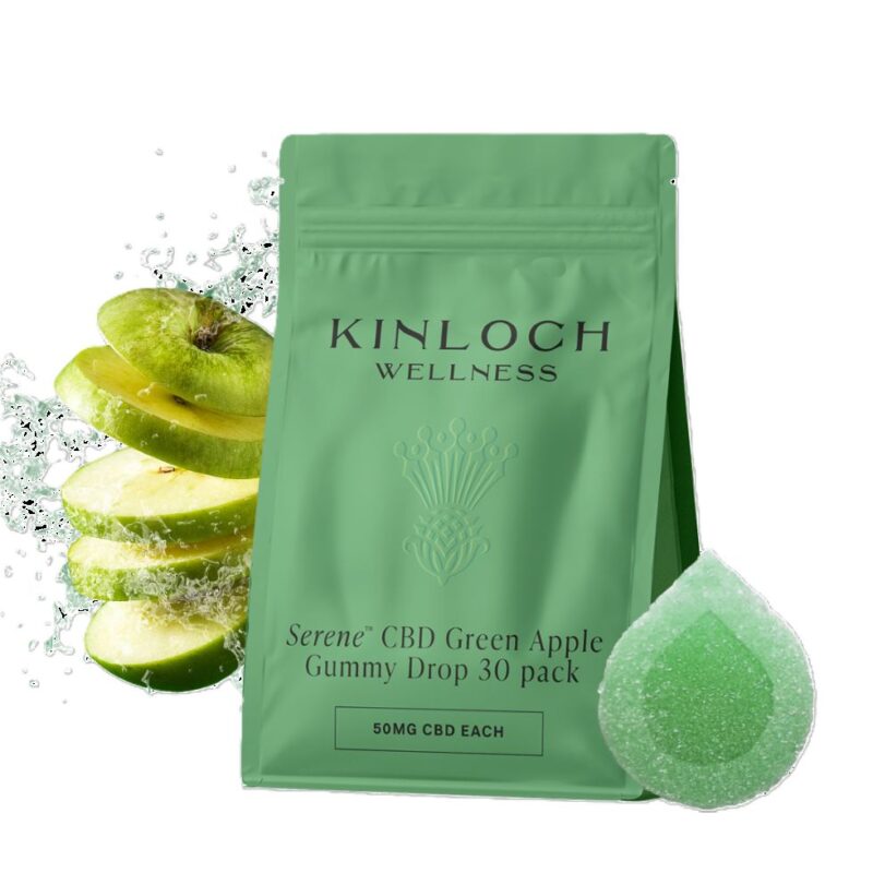Kinloch Wellness Serene - CBD Green Apple Gummy Drop