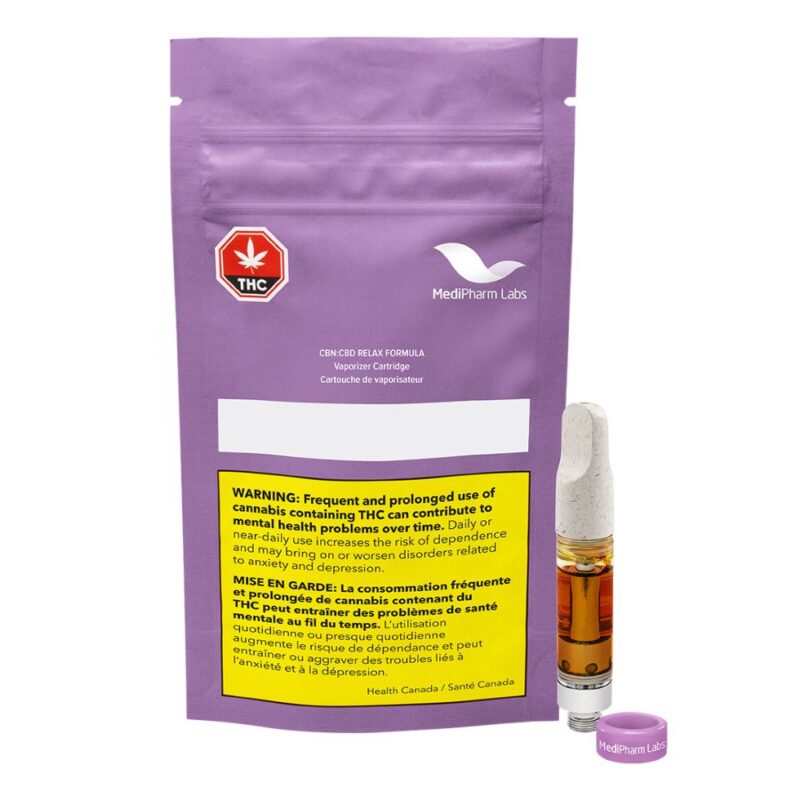 MediPharm Labs CBN-CBD Relax Formula Vape Cartridge