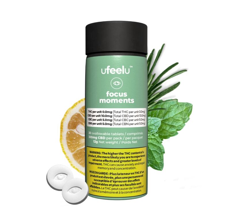 ufeelu - Focus Moments Tablets CBD/CBC/CBG