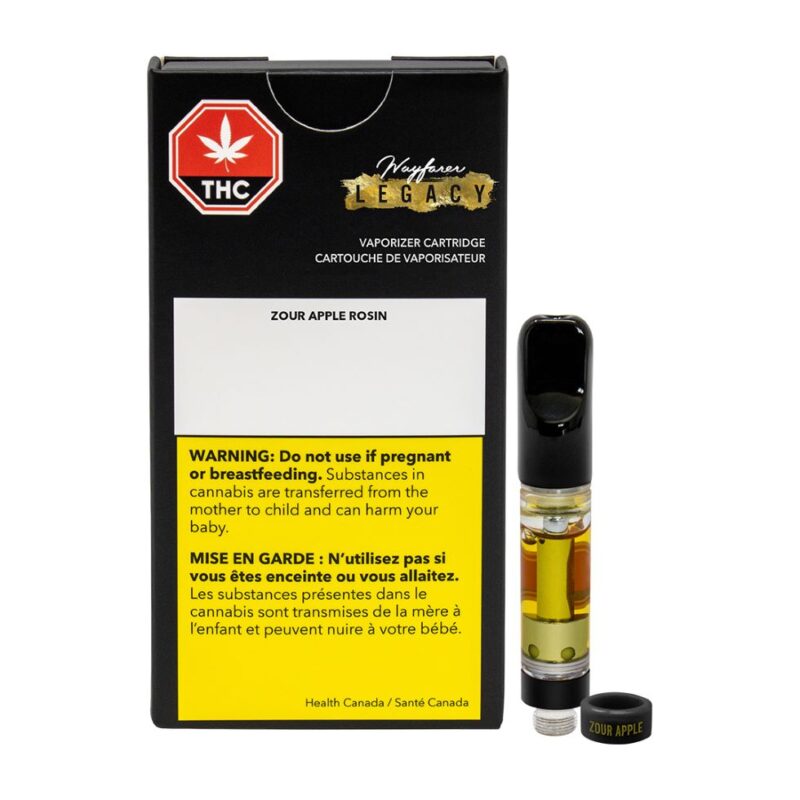 Medipharm Labs Wayfarer Zour Apple Live Rosin 510 Vape Cartridge