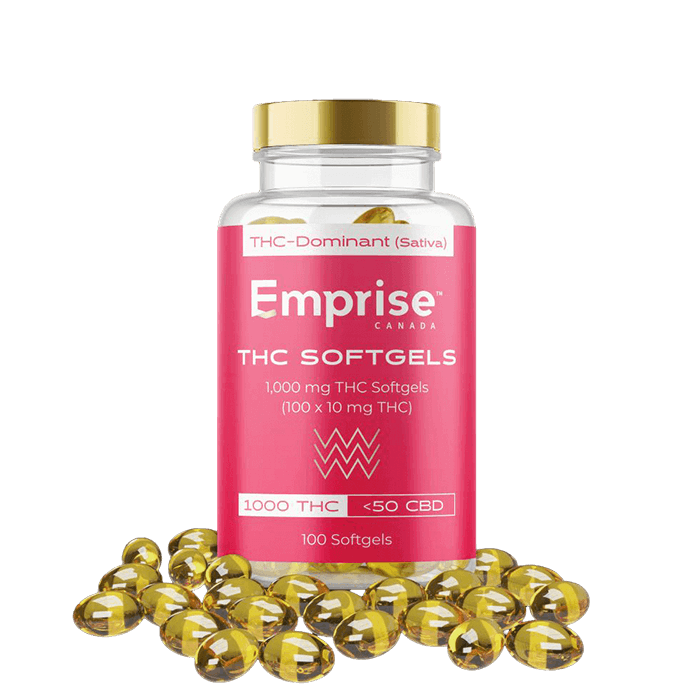 Emprise 10 mg THC x 100 Softgels (1,000 mg THC)