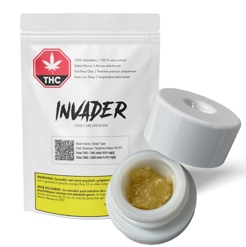 INVADER Cold Cure Live Rosin
