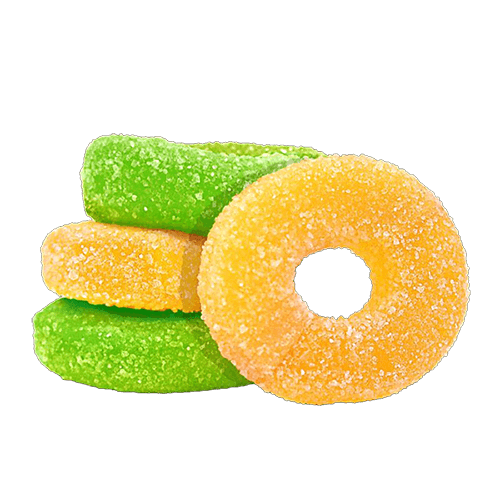 Olli O's Kiwi &amp; Mango THC/CBG/CBD Gummies