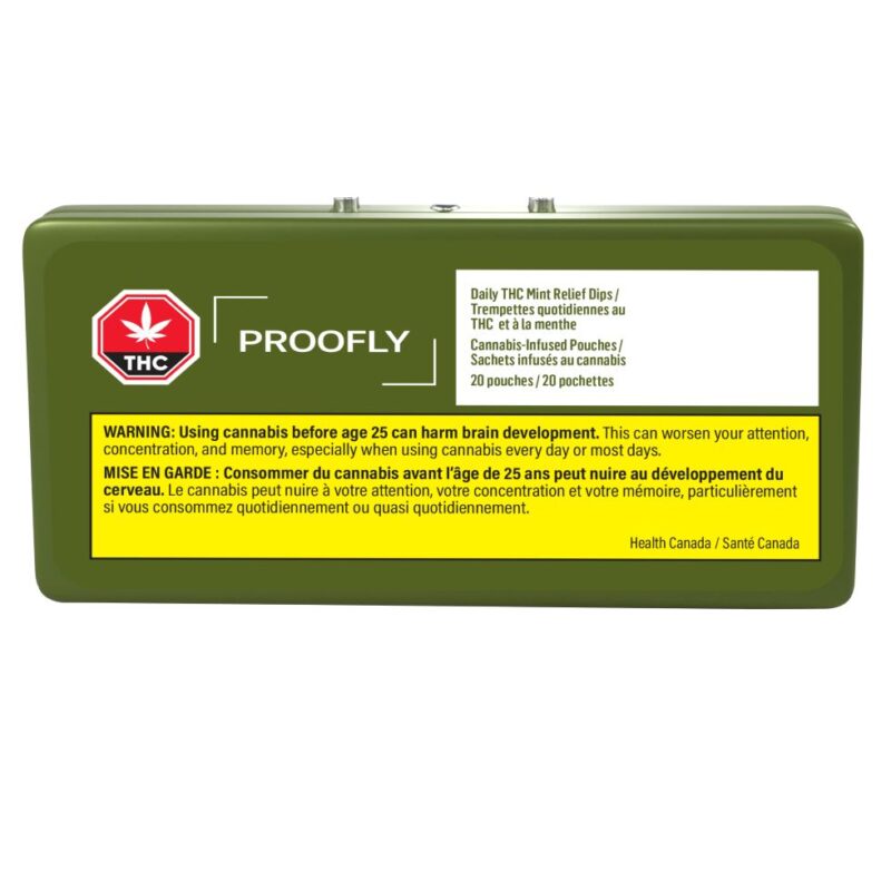 Proofly Daily THC Mint Relief Dips