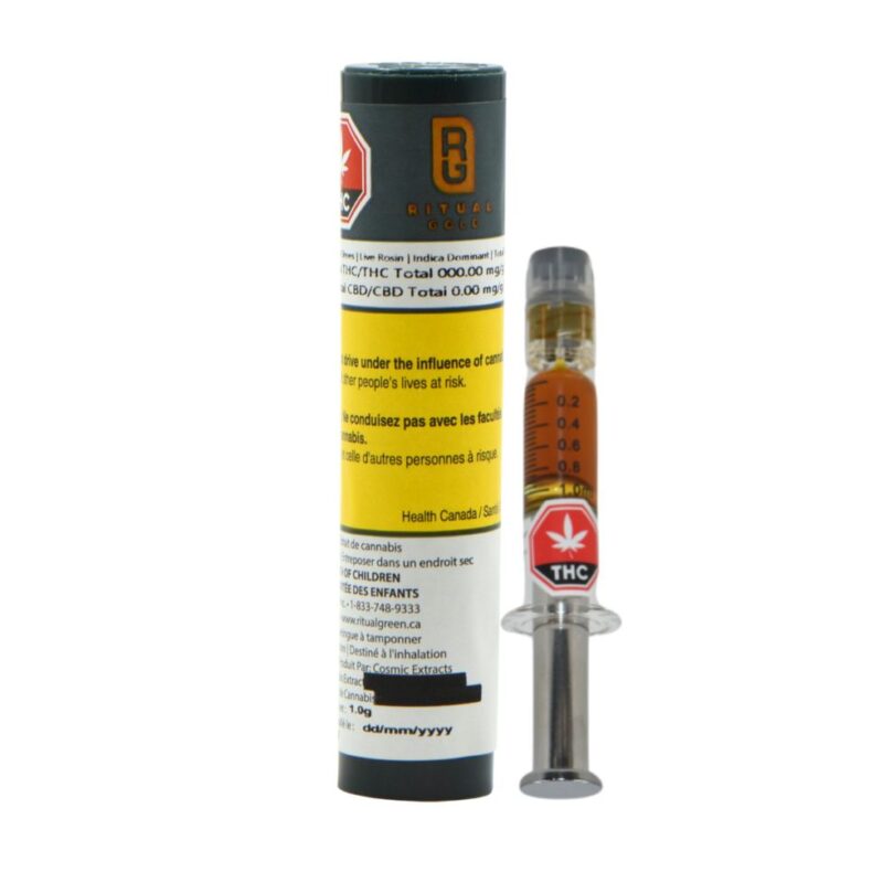 Ritual Gold Cement Shoes Live Rosin Dabbing Syringe