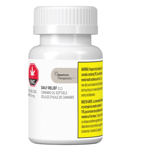 Spectrum Therapeutics Daily Relief Softgels
